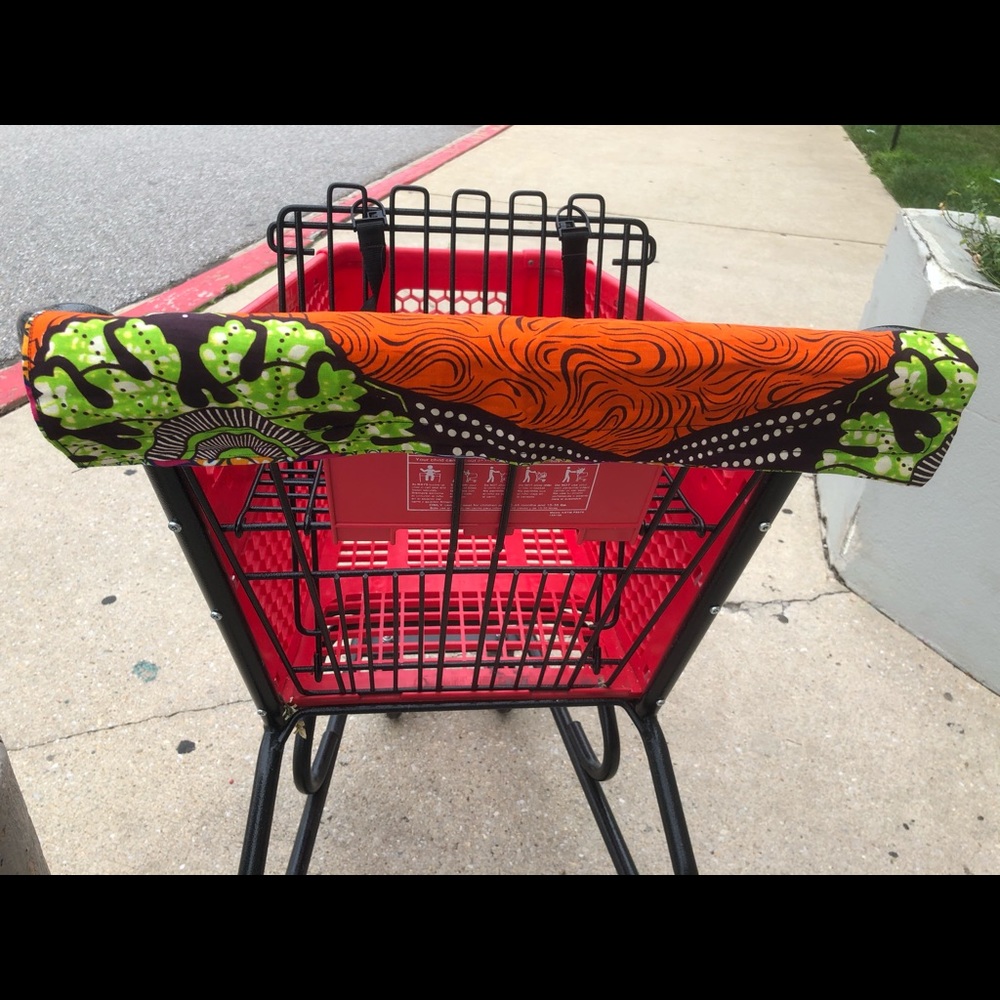 Available upon request........             Reusable washable shopping cart cover